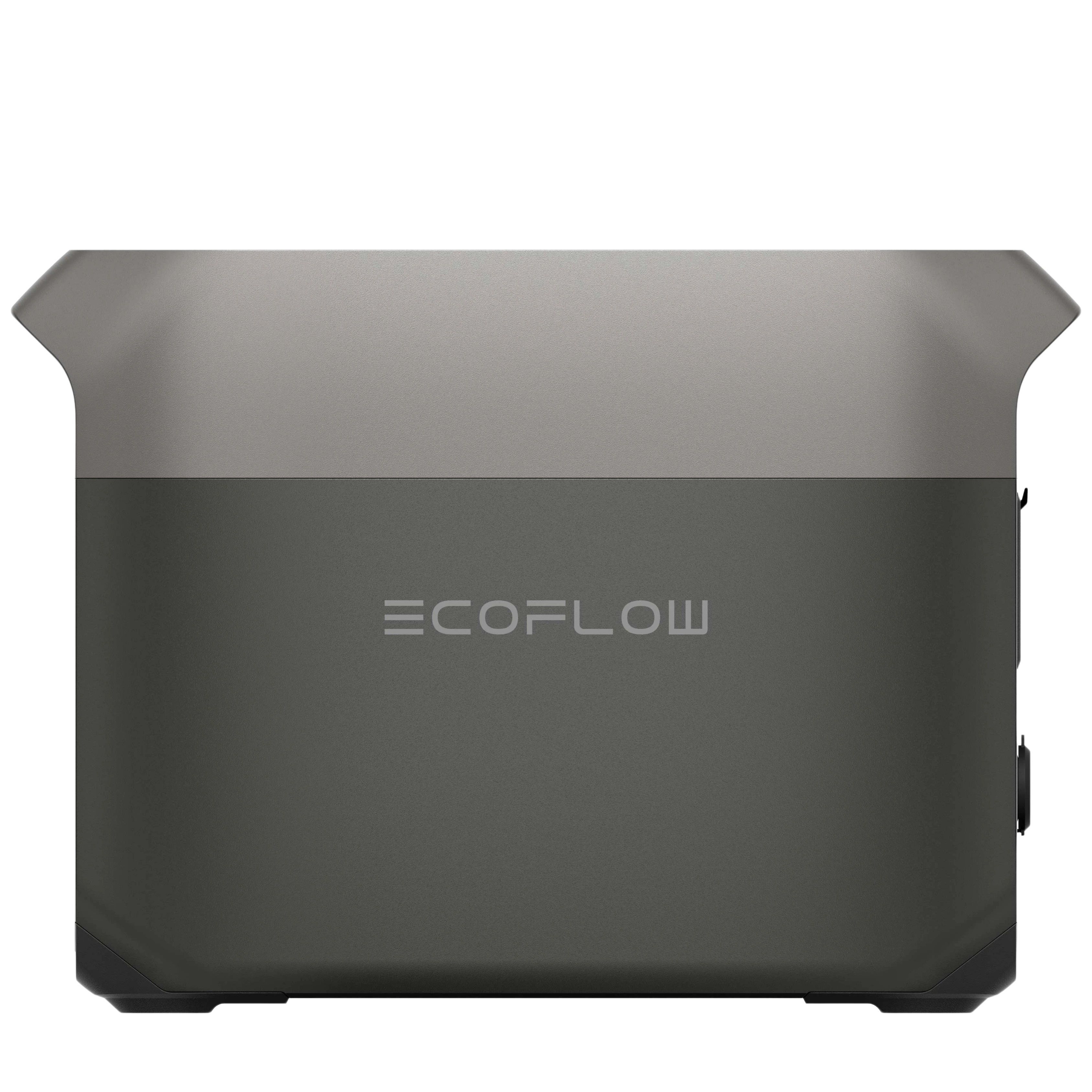 Seitenansicht der EcoFlow DELTA 3 Powerstation zur Darstellung des Designs