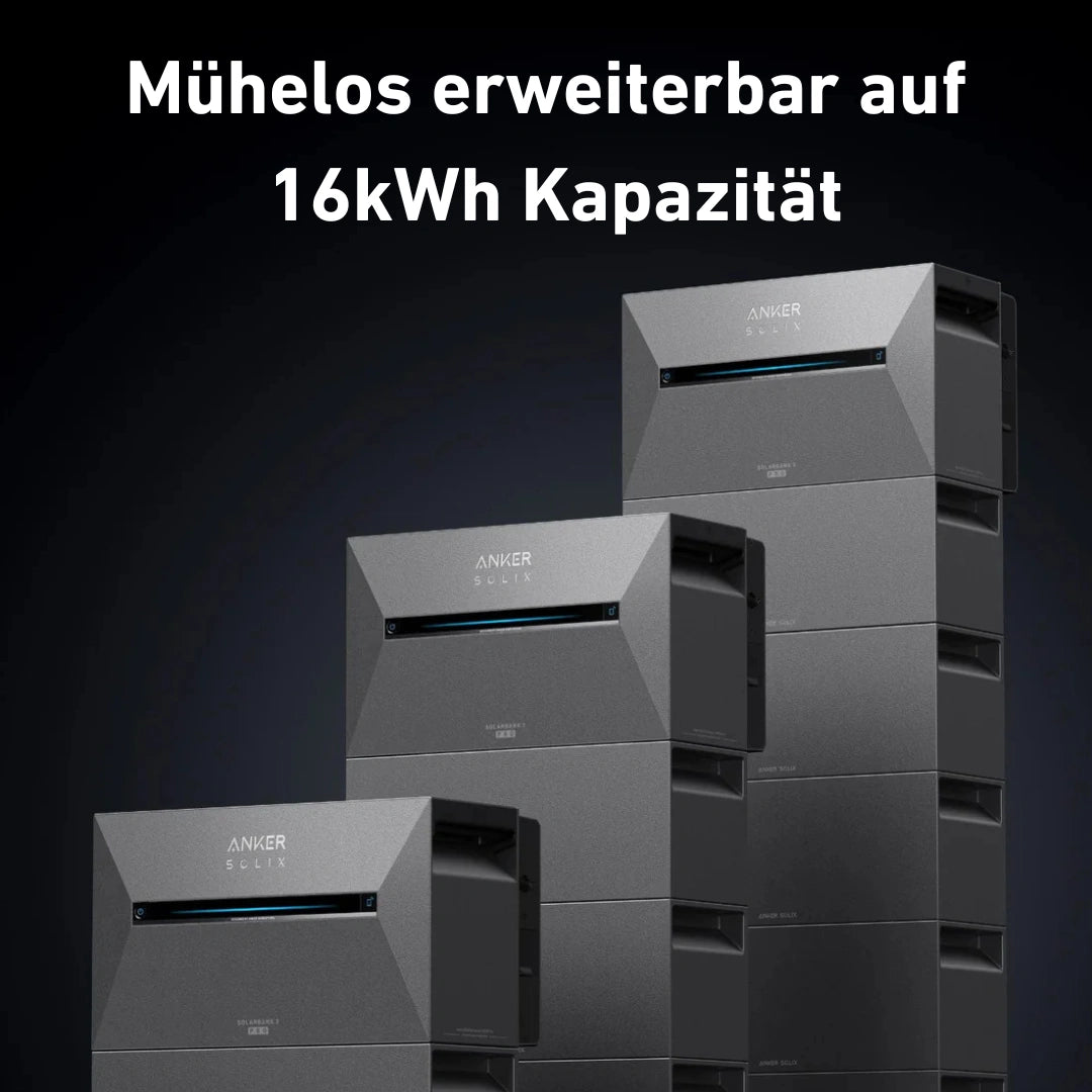 Anker Solix 3 pro mit BP2700 Speicherstapel, Produktbild