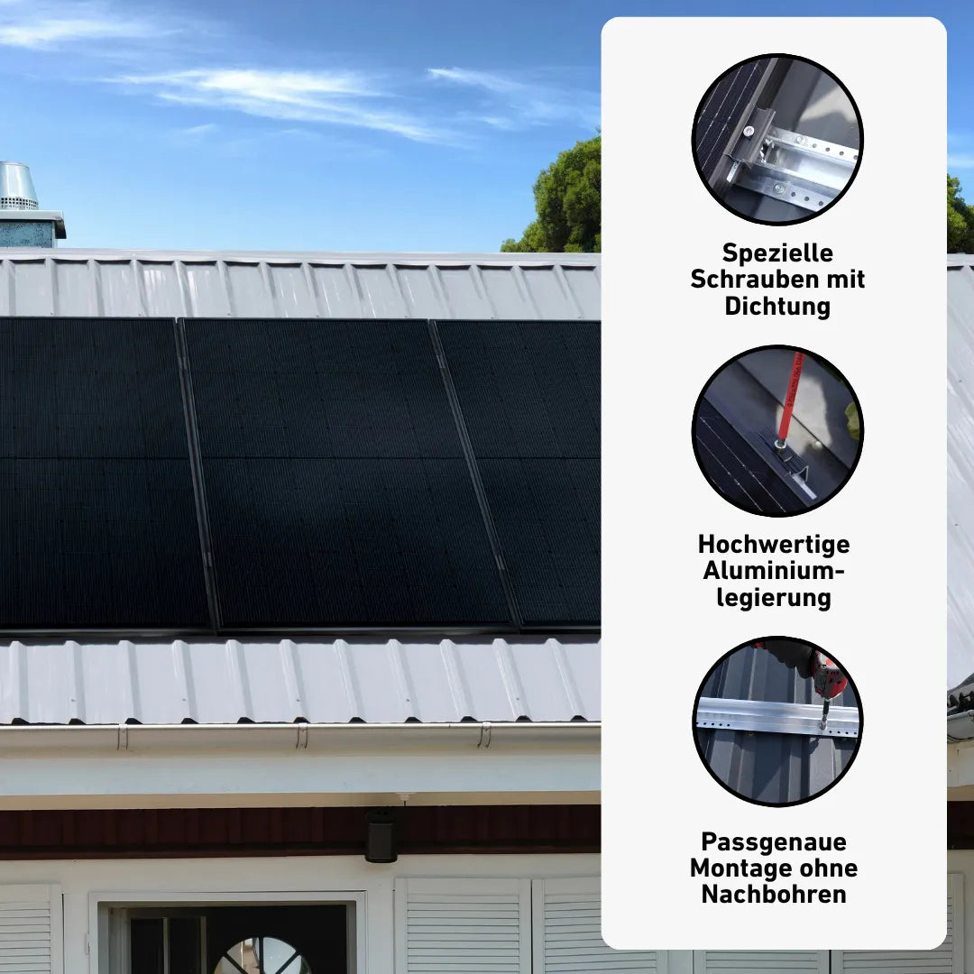 Premium Roof 1395 bifazial (Blechdach)