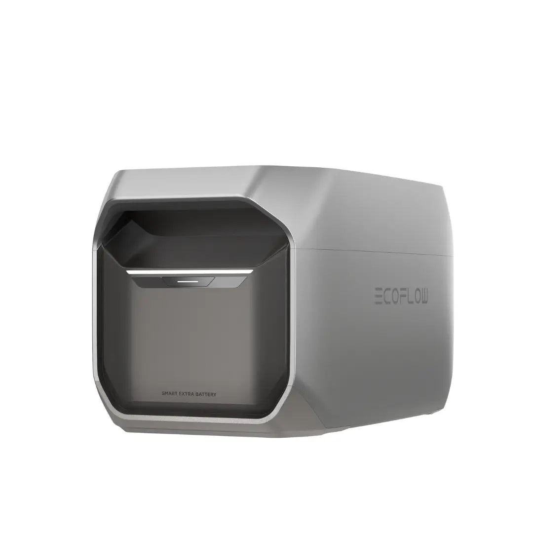 EcoFlow Delta 3 Zusatzbatterie Seitenansicht 3D