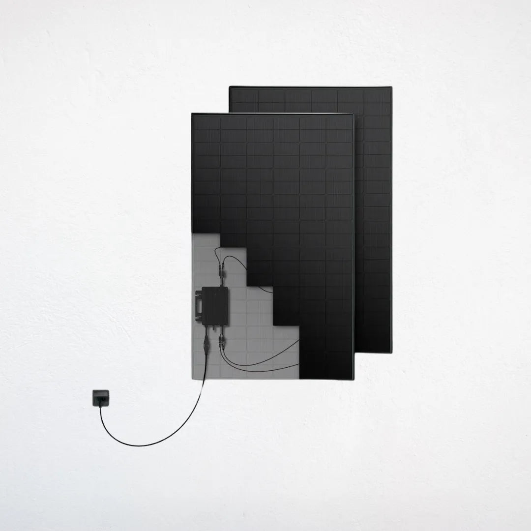 Balkonkraftwerk Erweiterungsset zwei Solarmodule