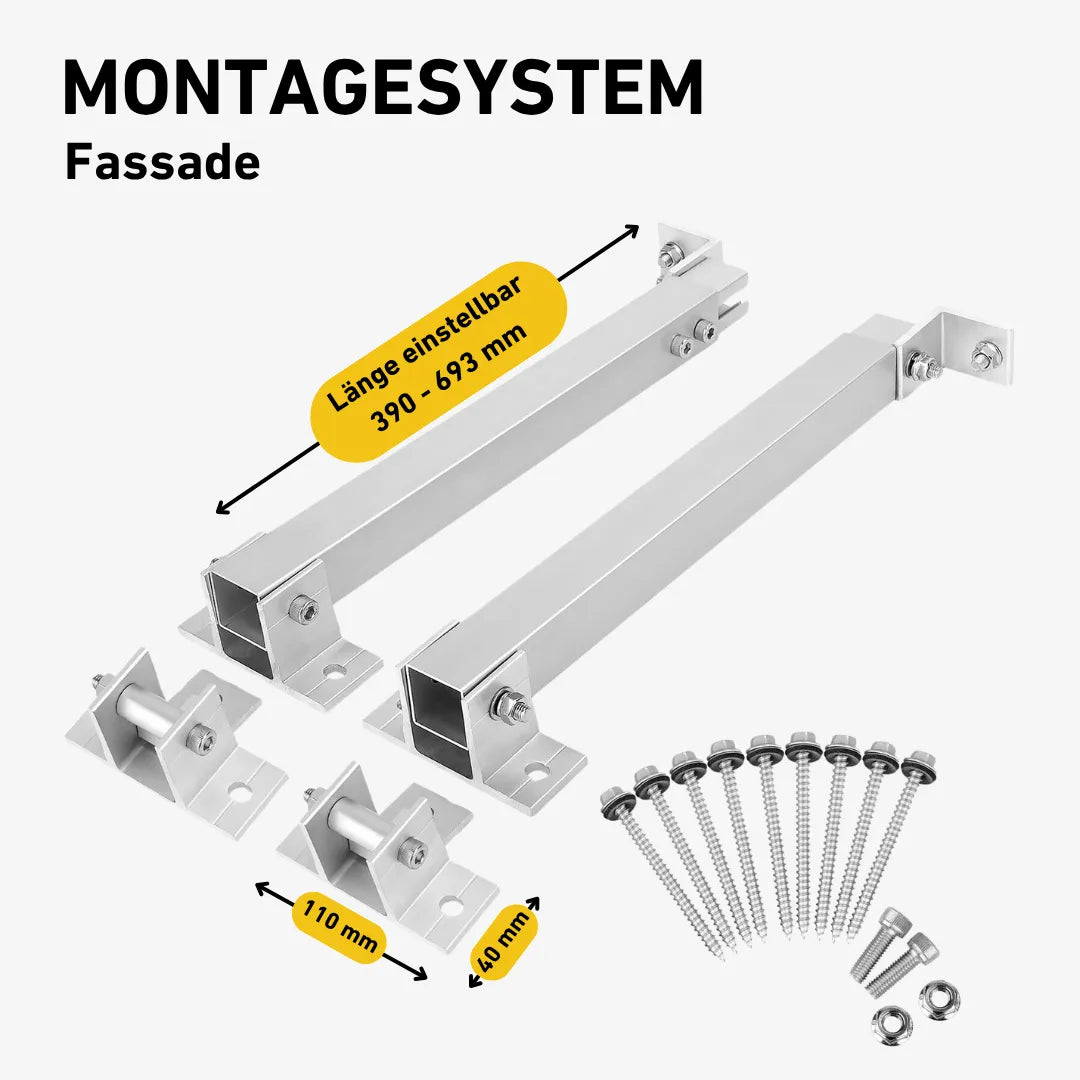 Montagesystem Fassade