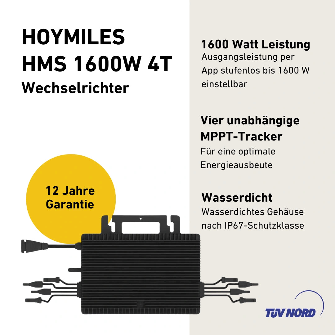 Basic 1800 bifazial Pro (mit Hoymiles HiBattery 1920 AC)