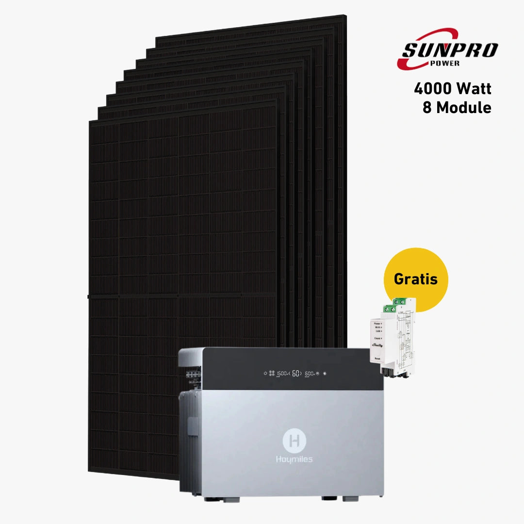 Max 4000 bifazial Pro (mit Hoymiles HiBattery 4020 X)