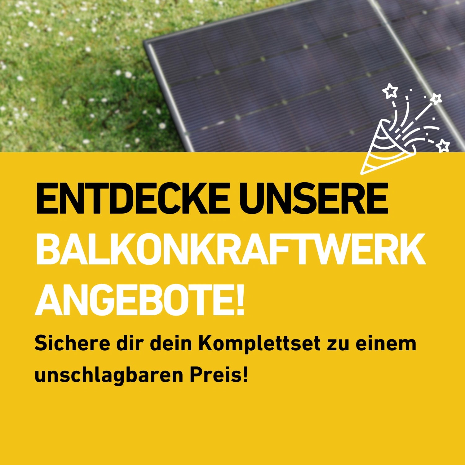 Balkonkraftwerk Angebot, Komplettsett zum unschagbaren Preis