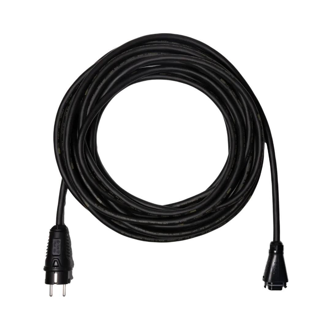 Schuko Anschlusskabel Made in Germany Produktbild gesamtes Kabel