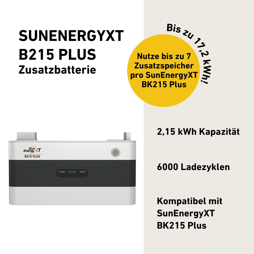 Produktbild SunEnergyXT B215 Zusatzbatterie mit Produktinfos