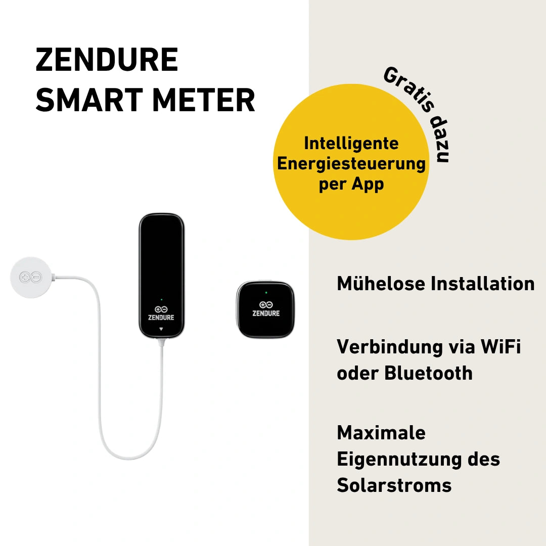 Zendure Smart Meter Produktbild mit Produktinfos
