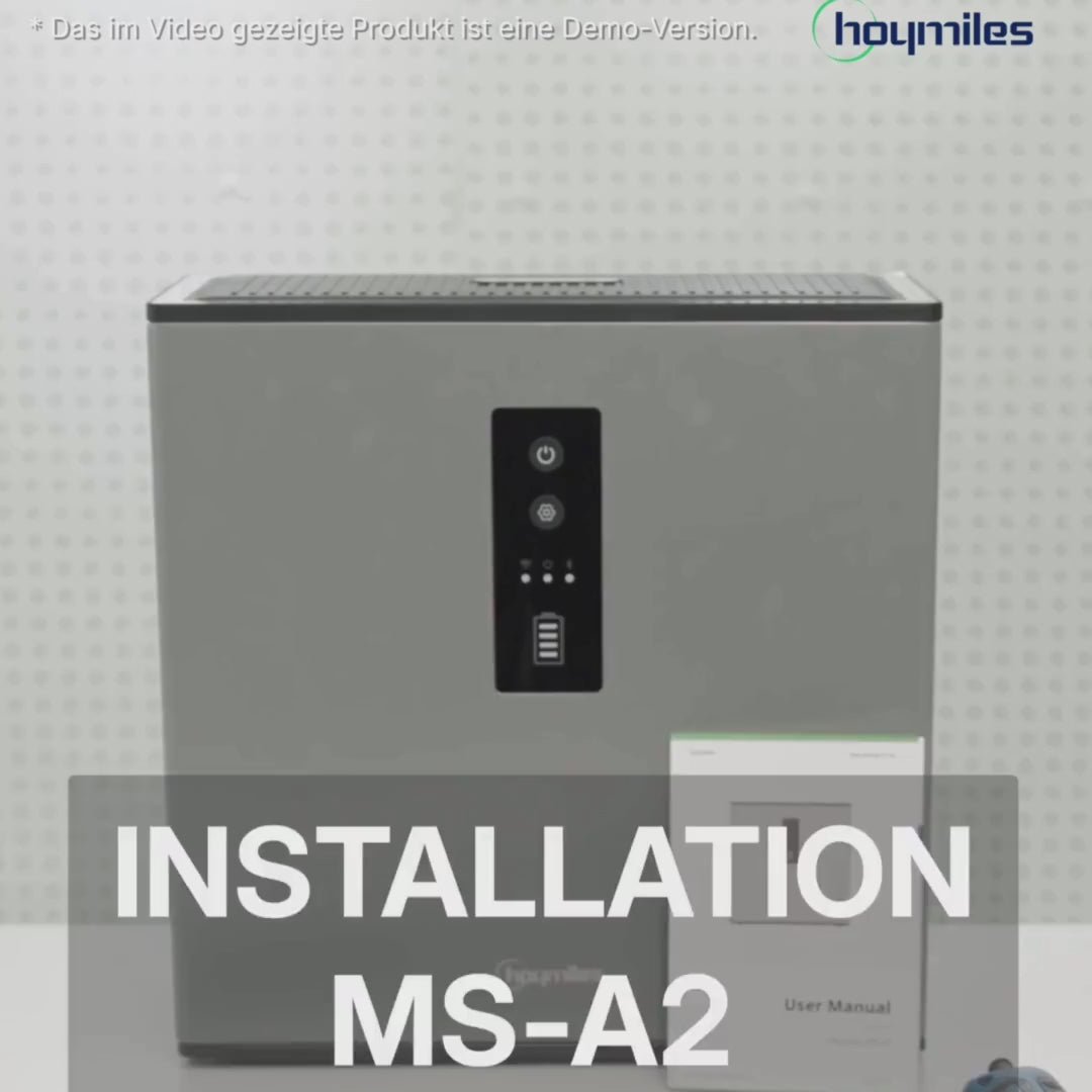 Installation Hoymiles MS A2 Speicher