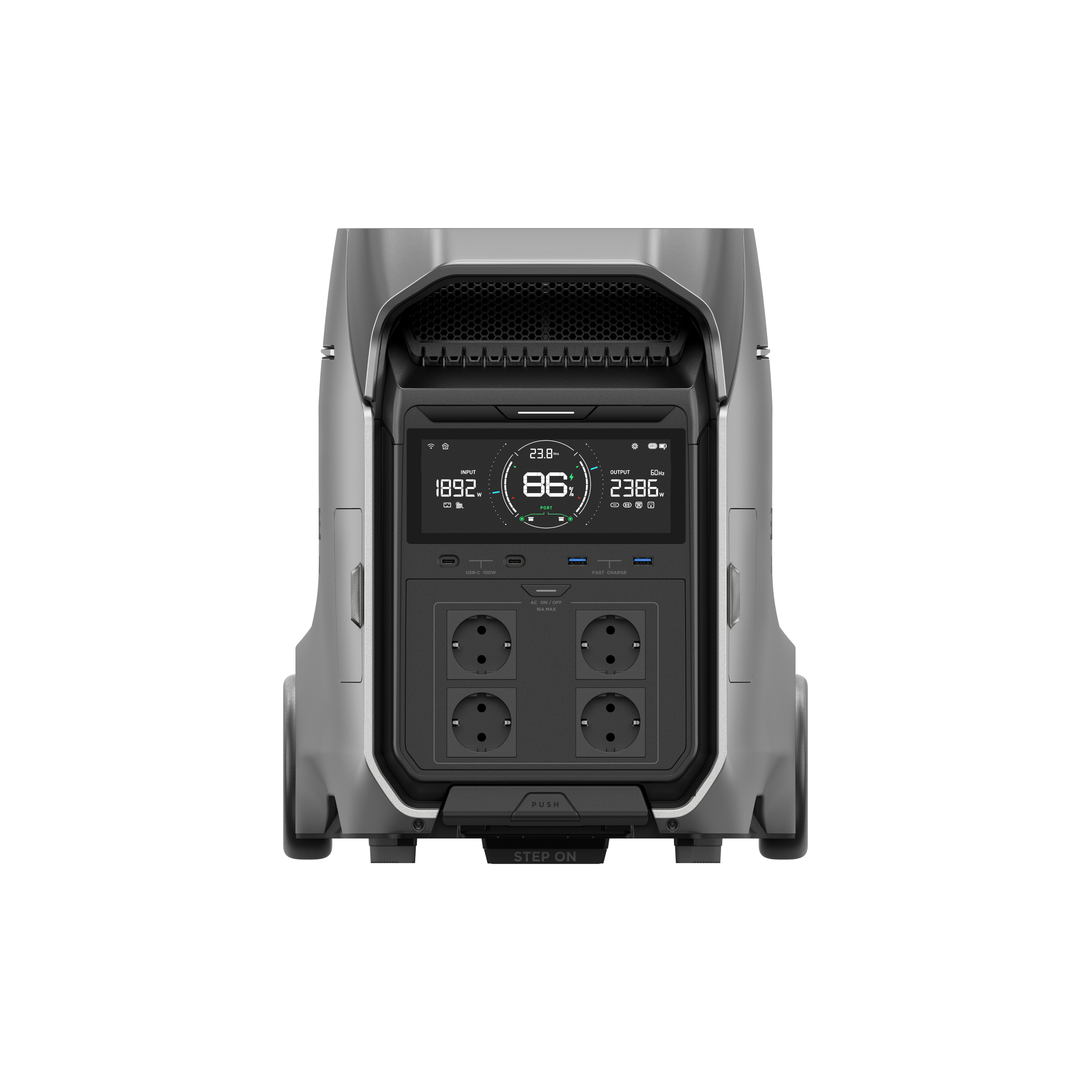 Ecoflow Delta Pro3 Ansicht von vorne