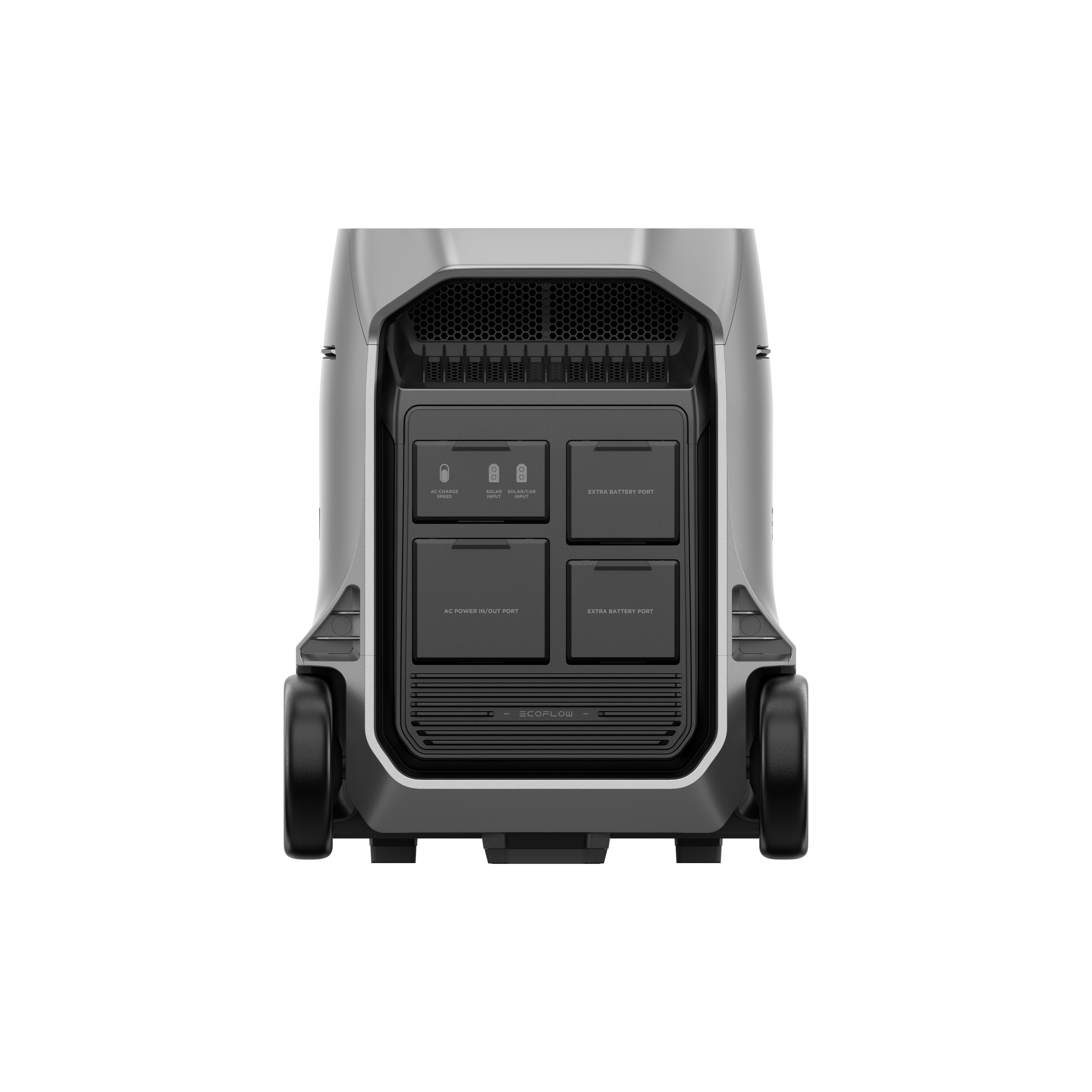 Ecoflow Delta Pro 3 Ansicht von hinten