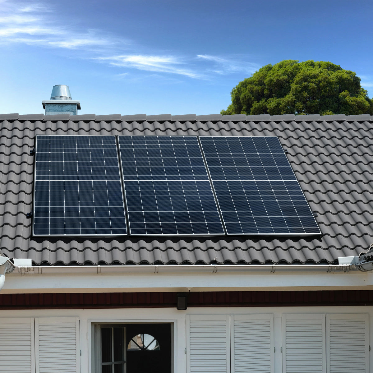 Basic Roof 1365 bifazial (Ziegeldach)