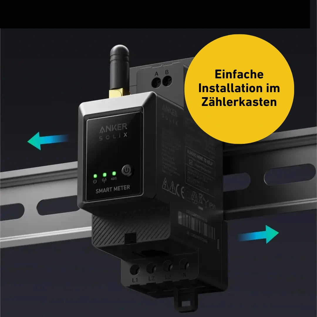 Anker Smart Meter Produktbild mit Infobubble