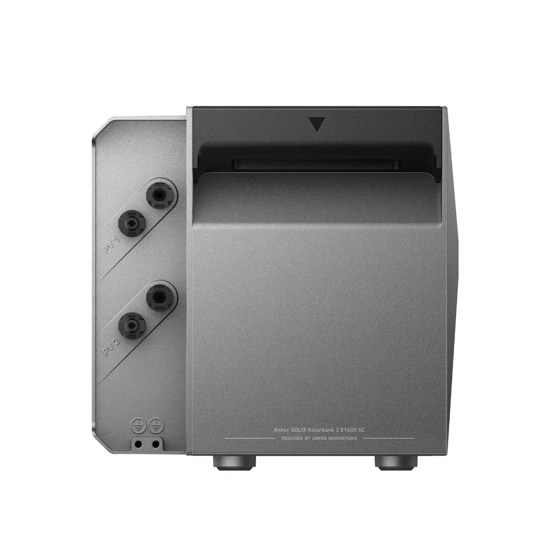 Anker Solix Solarbank 2 E1600 AC Ansicht von der Seite Breite Produktbild
