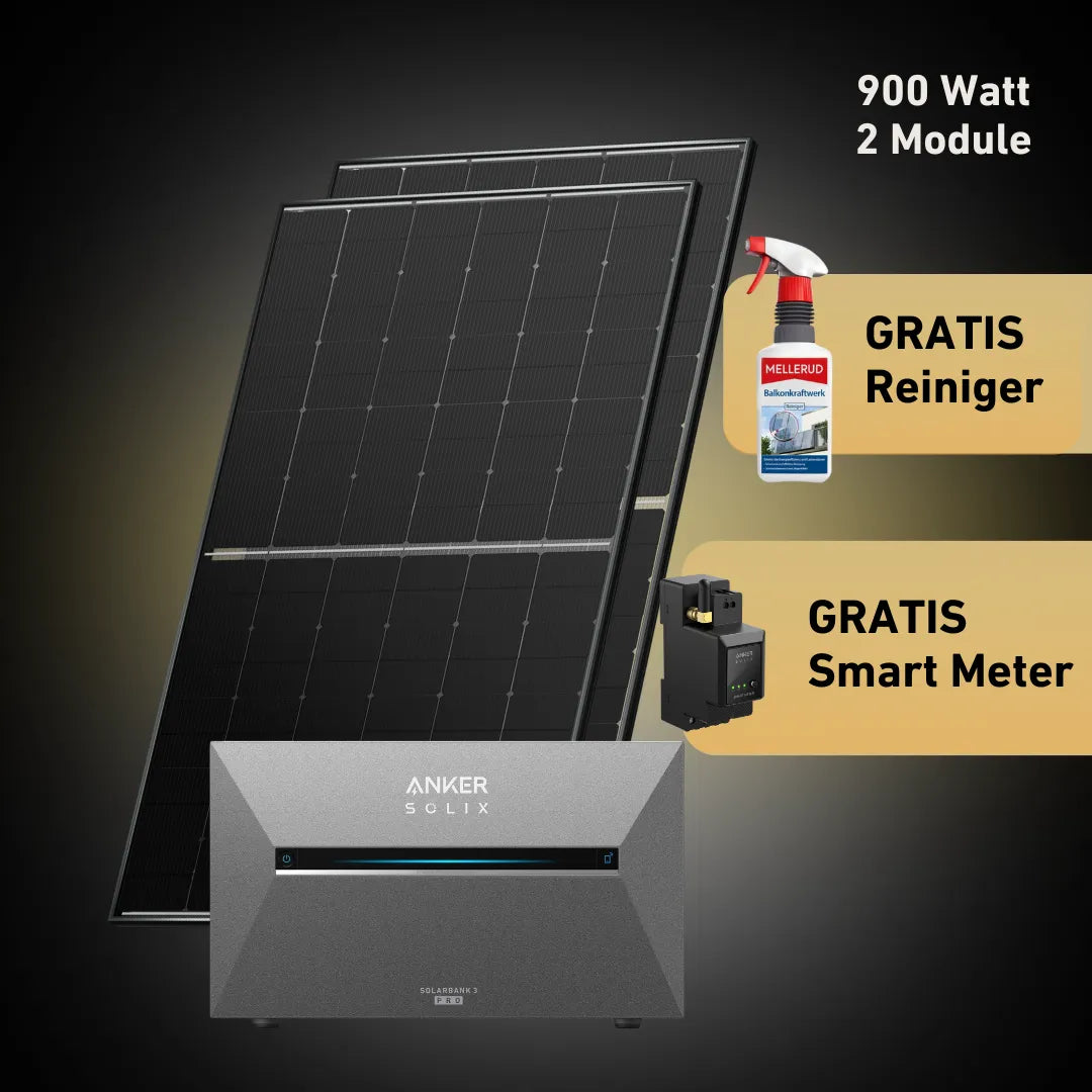 Basic 900 bifazial Pro (mit Anker SOLIX Solarbank 3 E2700 Pro)
