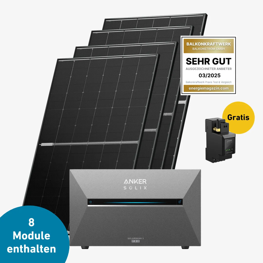 Basic 3600 bifazial Pro (mit Anker SOLIX Solarbank 3 E2700 Pro)