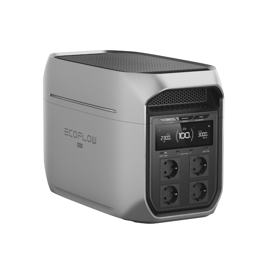 EcoFlow Delta 3 Max Plus Produktbild Schrägansicht