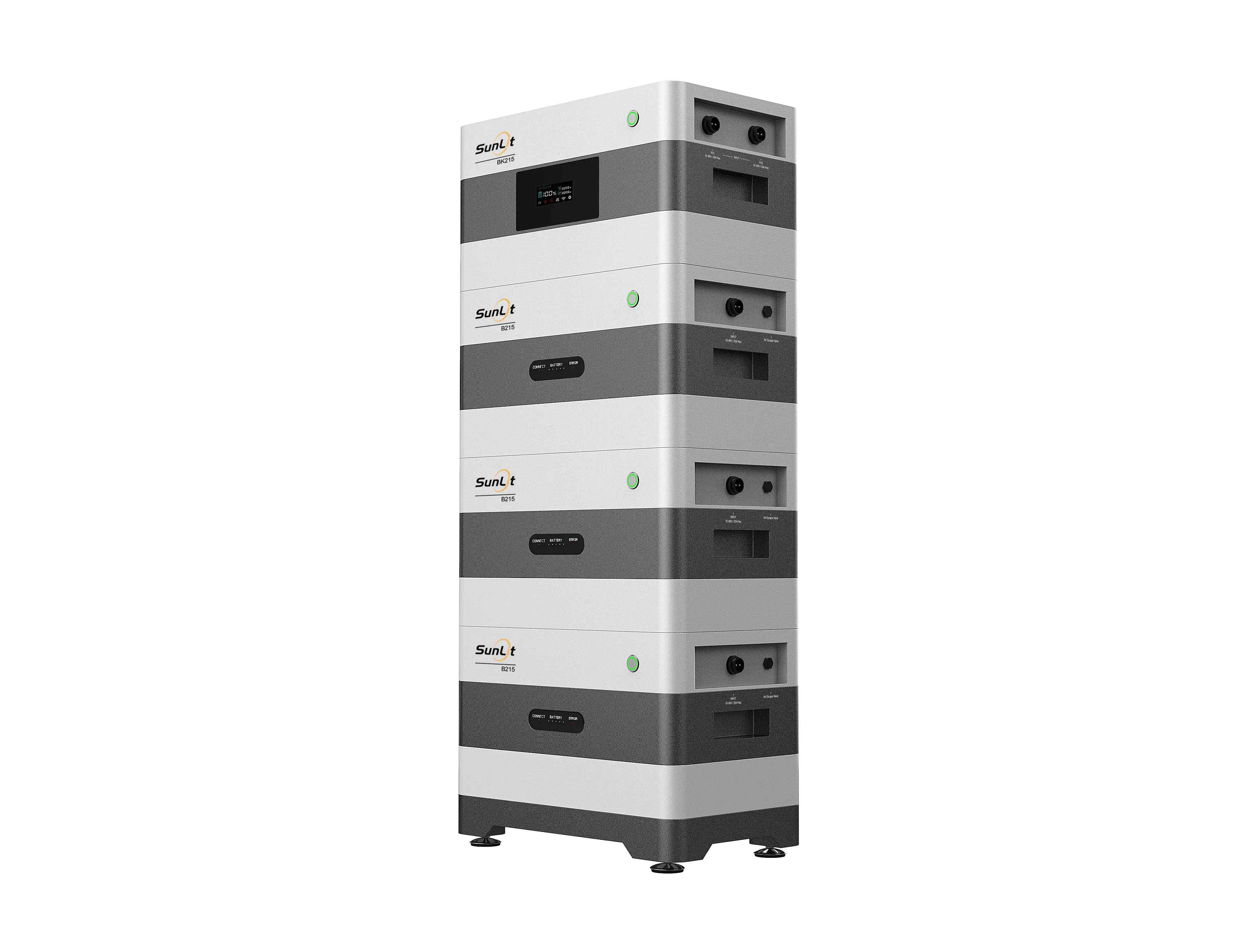 Produktbild SunLit vier Speichermodule aufeinander installiert