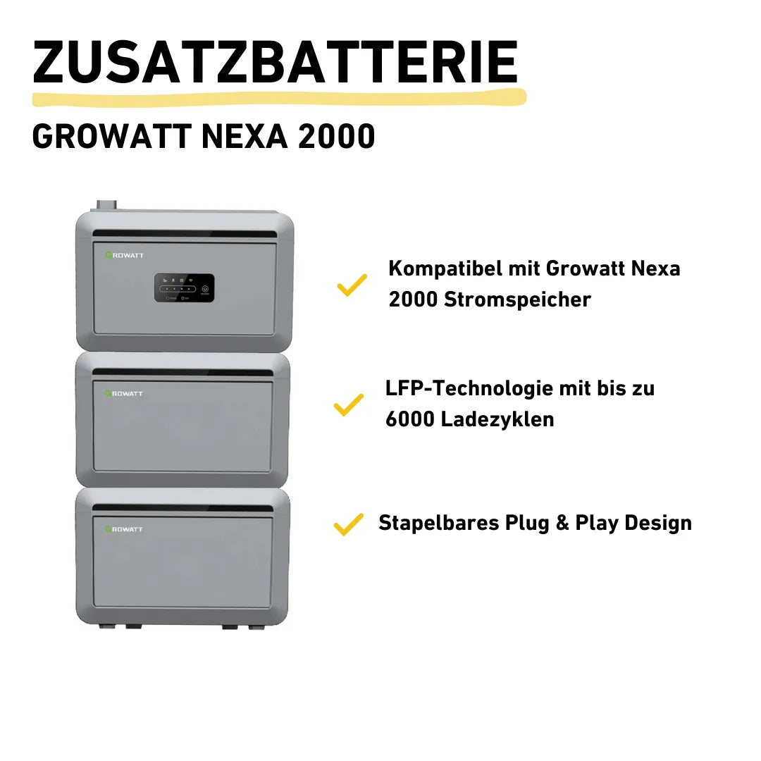 Growatt NEXA 2000 Zusatzbatterie