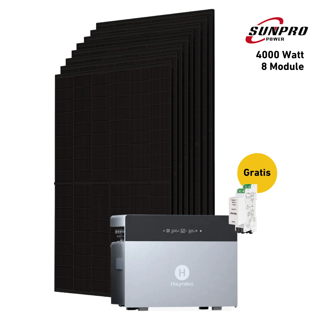 Max 4000 bifazial Pro (mit Hoymiles HiBattery 4020 X)