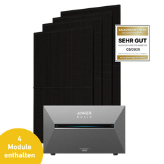 Max 2000 bifazial Pro (mit Anker SOLIX Solarbank 3 E2700 Pro)