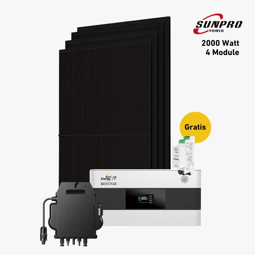 Max 2000 bifazial Pro (mit SunEnergyXT BK215 Plus Speicher)
