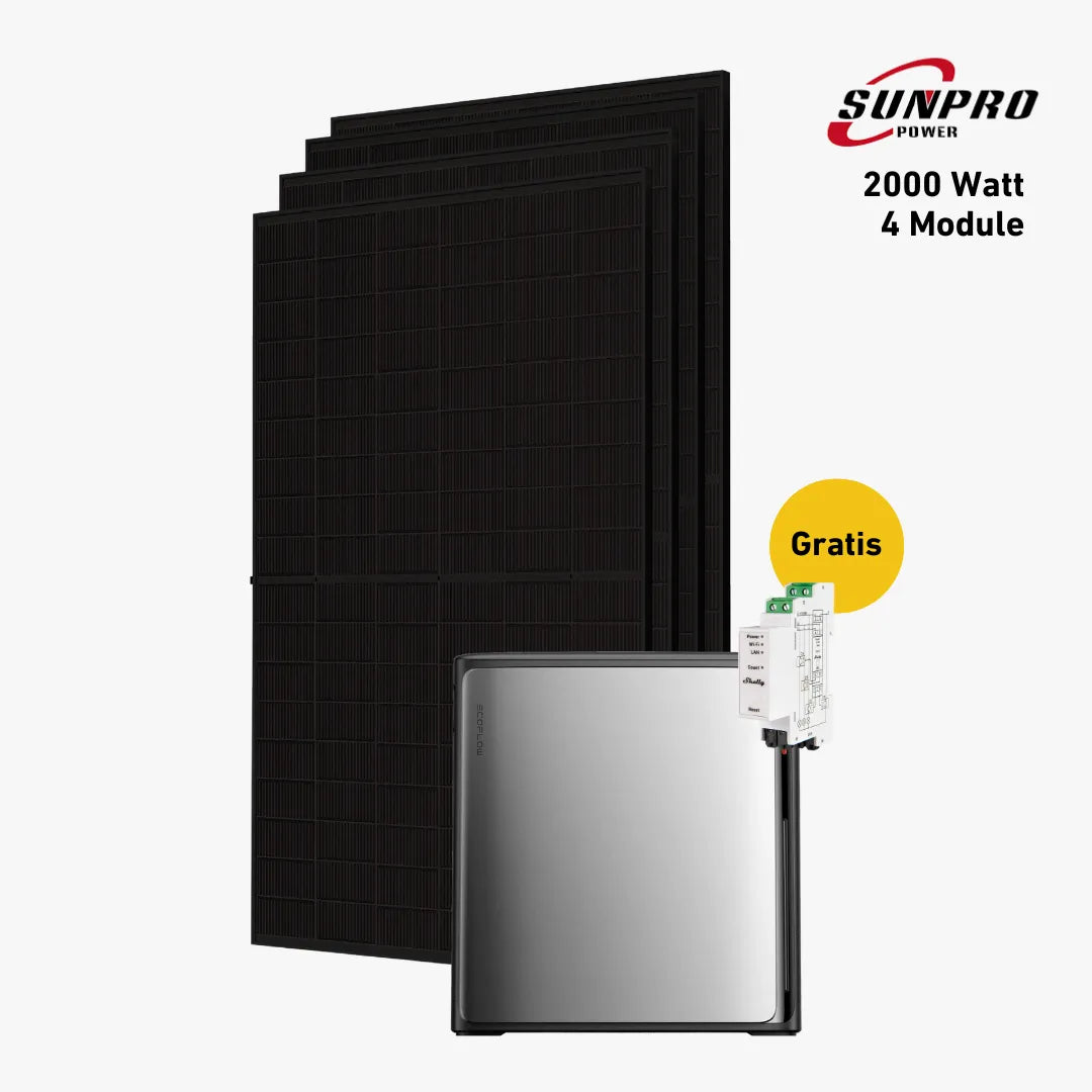 Max 2000 bifazial Pro (mit EcoFlow STREAM Ultra X)