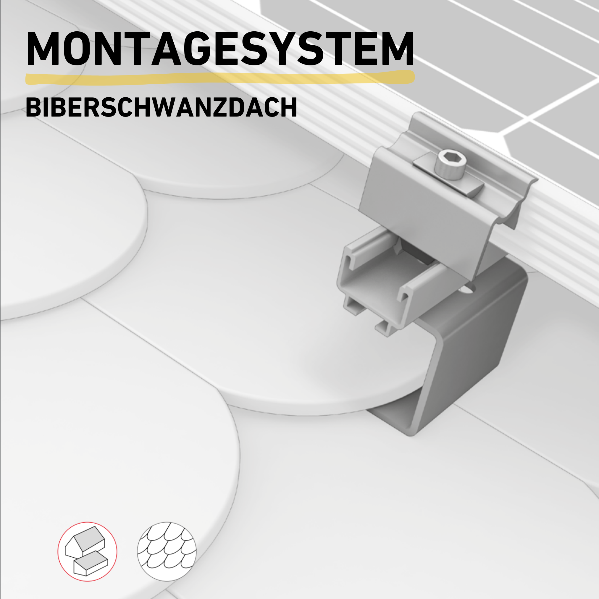 Basic Roof 1335 bifazial (Biberschwanzdach)