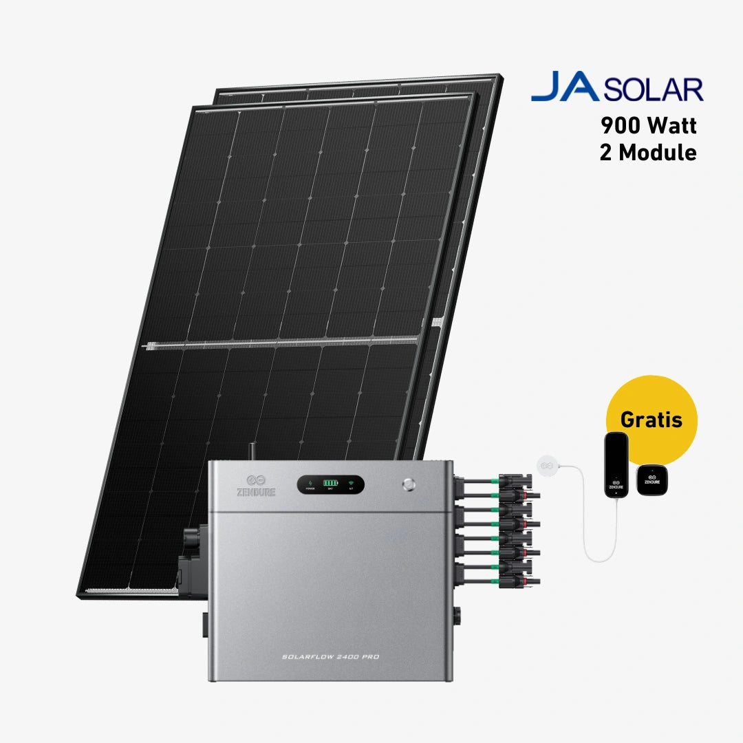 Basic 900 bifazial Pro (mit Zendure Solarflow 2400 Pro)