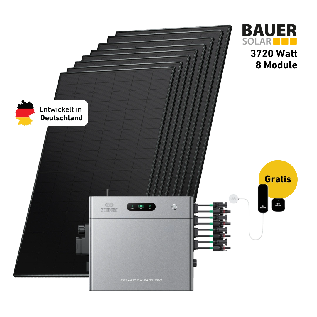 Premium 3600 bifazial Pro (mit Zendure SolarFlow 2400 Pro)