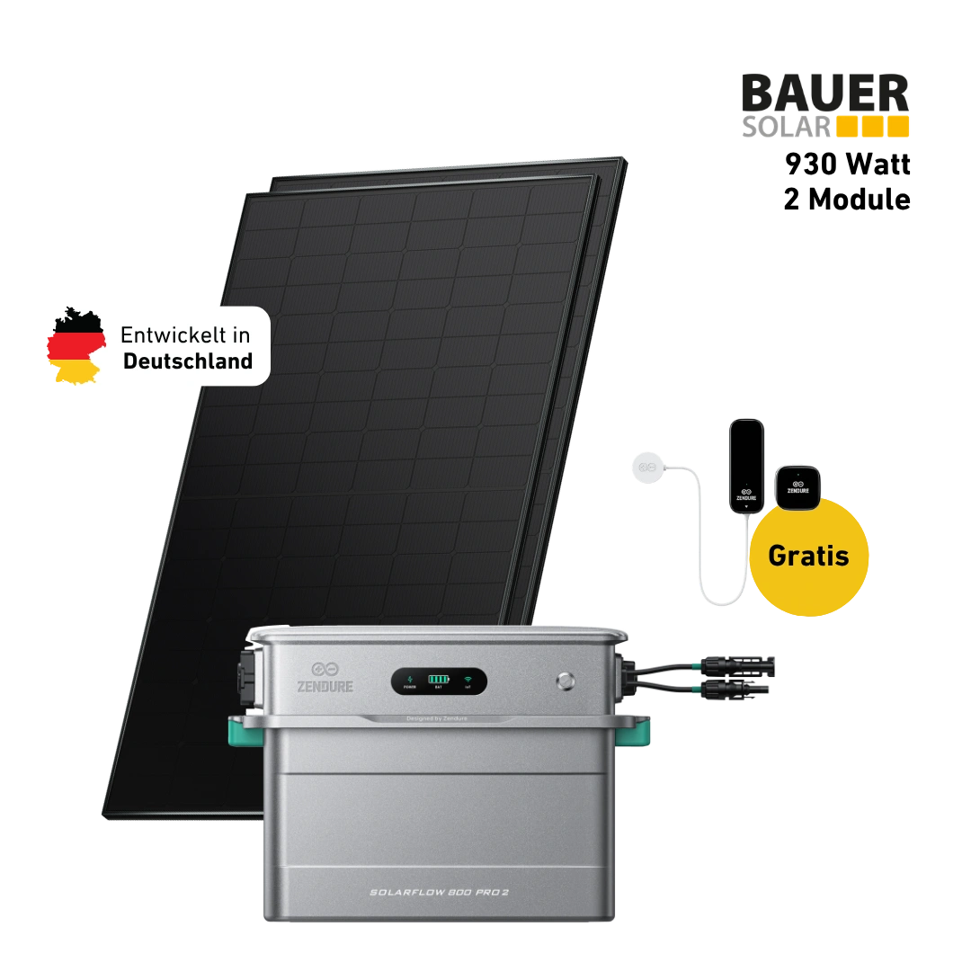 Premium 900 bifazial Pro (mit Zendure Solarflow 800 Pro 2)