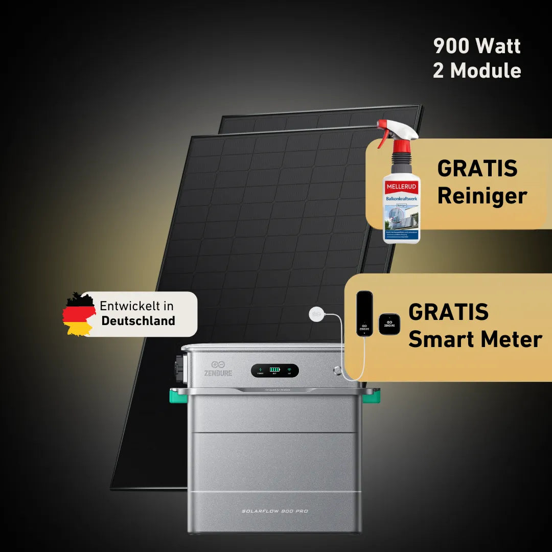 Premium 900 bifazial Pro (mit Zendure Solarflow 800 Pro)