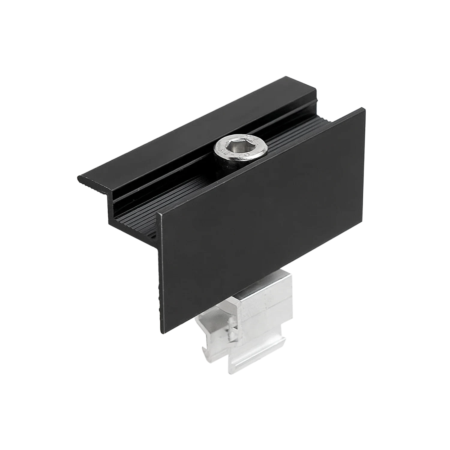Endklemme schwarz eloxiert 30mm