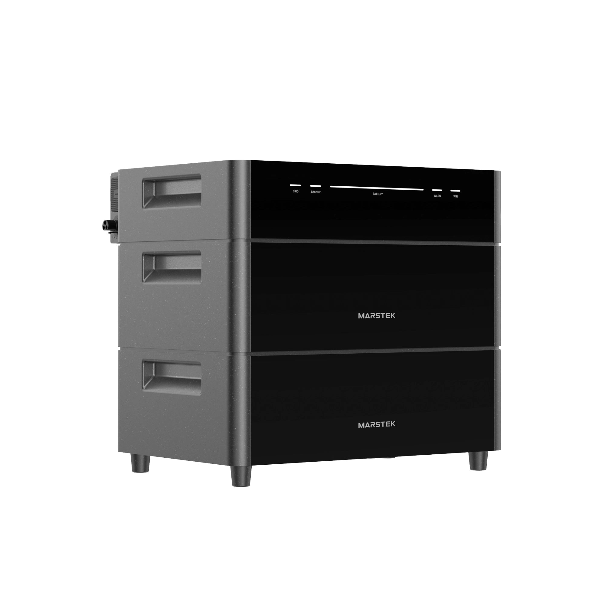 Marstek Venus D mit Erweiterungsbatterie Produktbild schrägansicht